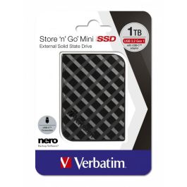 Verbatim Store 'n' Go Mini SSD, 1 TB, USB 3.2 Gen 1, Black Verbatim Store 'n' Go Mini SSD, 1 TB, USB 3.2 Gen 1, Black