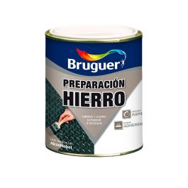 Bruguer Preparación para hierro-secado rápido gris 0.750l 5322601 - Mate, interior/exterior, multisuperficie, sin olores