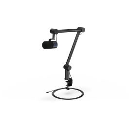 ENDORFY Solum Studio Micrófono para PC con Conexión USB y Jack 3.5mm, Soporte de Mesa, Negro, 20-20000Hz, 24bit/96kHz