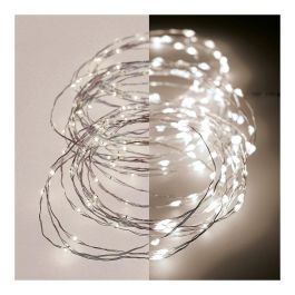 Lumineo Guirnalda Micro LED 180 LEDs Luz Cálida, Multifunción, Exterior IP44, Cable Plateado, 9 Metros
