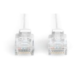 Digitus DK-1617-020S Cable Patch CAT 6 U/UTP Slim de 2m, Gris, Conectores RJ-45, Cobre, 28/7 AWG, 250 MHz