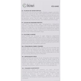 Plancha de Vapor Vertical Portátil Kiwi 1000W (4 Unidades) Plancha de Vapor Vertical Portátil Kiwi 1000W (4 Unidades)