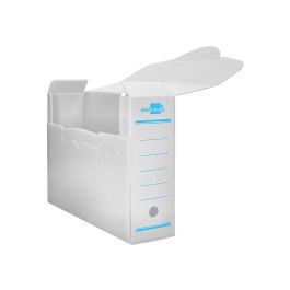 Caja Archivo Definitivo Plastico Liderpapel Lomo 100 mm Blanco 360x100x260 mm 5 unidades