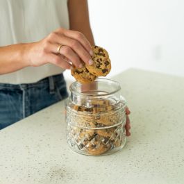 Inde Tarro de Vidrio con Tapón de Corcho 600 ml (12 Unidades)