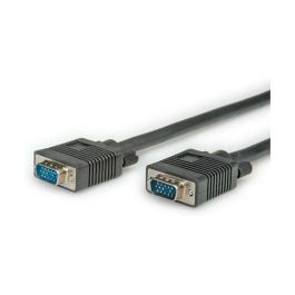 ROLINE Cable VGA HD15 Macho-Macho, 2 metros, Negro, Referencia 11.04.5202, Ideal para Monitores y Proyectores