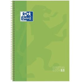 Oxford Cuaderno Classic Europeanbook 1 Write&Erase 80H A4+ Espiral Tapa Extradura Microperforado Pack 5 Ud Verde Manzana Precio: 19.49999942. SKU: S8414368