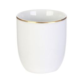 Home Deco Factory Vaso Lounge Ribete Dorado 180 Ml