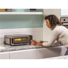 Ninja SP101EU Minihorno de Sobremesa 8 en 1 Vertical Compacto con Tecnología Digital Crisp y Aire Caliente - Ideal para Cocinas Pequeñas