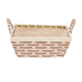 Cesta cuadrada Kinvara con asas trenzadas, 25x13x21 cm, natural (24 Unidades) Cesta cuadrada Kinvara con asas trenzadas, 25x13x21 cm, natural (24 Unidades)