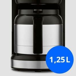 Medion MED4061275230215 Cafetera Digital con Filtro Aislado 900W 1.2L Plateada