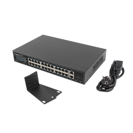 LANBERG RSGE-24P-2GE-2S-250 Switch No Administrado 24 Puertos Gigabit Ethernet Montaje en Rack Precio: 166.69000051. SKU: S5621361