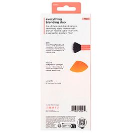 Real Techniques Everything Blending Duo 2 pz - Brocha Facial 245, Esponja Miracle Complexion para Maquillaje Líquido y Polvo, Vegano Real Techniques Everything Blending Duo 2 pz - Brocha Facial 245, Esponja Miracle Complexion para Maquillaje Líquido y Polvo, Vegano