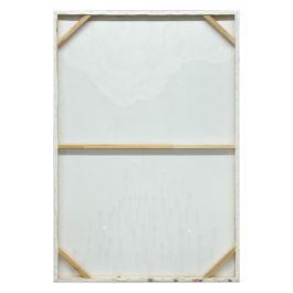 DKD Home Decor Cuadro Moderno Lienzo y Resina Blanco Multicolor 150 x 100 x 3.5 cm