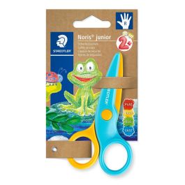 STAEDTLER Tijeras de Seguridad Noris Junior para Niño, Corte Recto, Azul/Amarillo, 100 mm Precio: 13.50000025. SKU: B1FLPBL7QM
