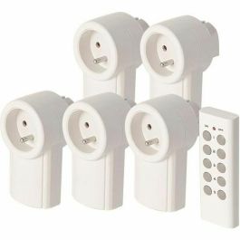 SCS Sentinel Kit de 5 Tomas de Corriente Eléctricas Inalámbricas de Control Remoto 2300W | Alcance 30m | Frecuencia 433 Mhz | Autoaprendizaje Precio: 47.98999997. SKU: B1F6EJGBWF