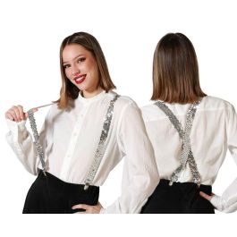 Tirantes Plateados con Lentejuelas para Disfraz de Artista, Magos o Cantantes Precio: 1.5900005. SKU: B1JEK3WAHG