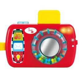 Tachan Cámara Fotográfica para Bebés con Mordedor, Luces y Sonidos para +6 meses