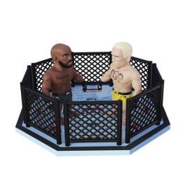 Bizak Figura de Acción Articulada UFC Coleccionable con Punching Bag y Set de Lucha Completo - Juguete para Niños de 3+ Años - 7.5 cm