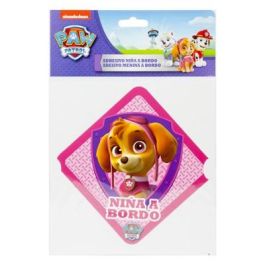 Patrulla Canina Pegatina Niña A Bordo LPC104 Adhesivo para Cristal