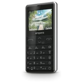 Emporia PRIME M76 LTE Teléfono Senior 4G con Teclado, Pantalla 2.31", Cámara 2 MP, 64 MB RAM, 128 MB ROM, 1400 mAh, Color Negro