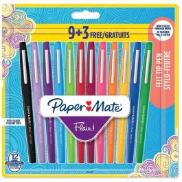 Papermate Flair Rotulador Punta Media 12 Colores - 12 Piezas - 2048987