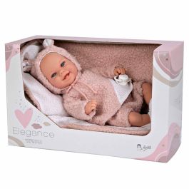 Muñecas Arias Muñeca Elegance Babyto de Peso, Rosa, con Manta, 35 cm, Cuerpo Blando para Niños +3 Años Muñecas Arias Muñeca Elegance Babyto de Peso, Rosa, con Manta, 35 cm, Cuerpo Blando para Niños +3 Años