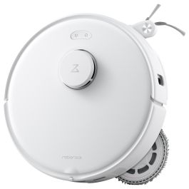 Roborock Qrevo Curv 5A1 Robot Aspirador y Fregador con Estación Base Multifunción Sin Bolsa, Color Negro y Blanco