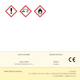 Ceys PVC Presión Tubo 125ml 900201 - Pegamento para tuberías de alta resistencia
