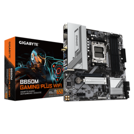 GIGABYTE B650M GAMING PLUS WiFi Placa base para AMD Ryzen 9000, DDR5, M.2, LAN 2.5GbE, WiFi 6E, USB 3.2 Gen 1 Precio: 143.49999961. SKU: B1G4LQ9SGB