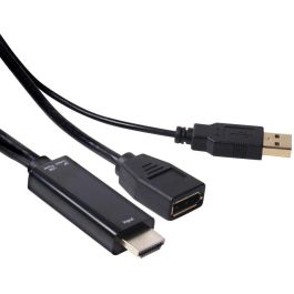 Club3D Adaptador HDMI a DisplayPort Macho/Hembra 4K@30Hz 0.18m Negro Plug & Play Precio: 47.99023592. SKU: B1AAYRMDKG