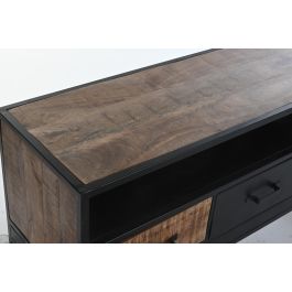 Mueble Tv Loft DKD Home Decor Negro Marron 40 x 55 x 125 cm