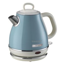 Ariete 2868/05 Hervidor Vintage Azul 1 Litro, Diseño Retro, Filtro de Metal y Auto Apagado