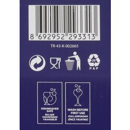 LAV Set 6 Vasos "Wave" 330 cc (4 Cajas)