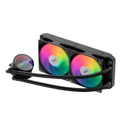Coolbox Kit Refrigeración Líquida AIO CPU Infinite Liquid ARGB 2x 120mm Silencioso TDP 250W Intel LGA1700 AM5 Blanco/Negro Precio: 54.49999962. SKU: B1GFAK38MN