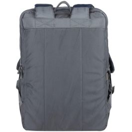 Rivacase Alpendorf 7569 Mochila urbana para portátil 17.3" gris de poliéster reciclado, resistente al agua