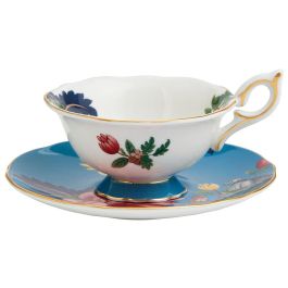Wedgwood Taza de Té P 140 Ml Sapphire Wonderlust (4 Unidades) con Detalles de Oro de 22 Quilates Precio: 250.49999953. SKU: B1A5PFXBYE