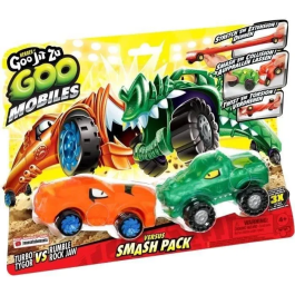 Moose Toys MOO0630996426746 GOO MOBILES Turbo Tyger vs. Rumbler Jaw Vehículos en Miniatura