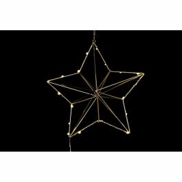 Decoracion Colgante Navidad Moderna DKD Home Decor Dorado Plateado 11 x 30 x 30 cm (2 Unidades) Decoracion Colgante Navidad Moderna DKD Home Decor Dorado Plateado 11 x 30 x 30 cm (2 Unidades)