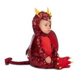 Disfraz bebé dragón capucha, mono con patucos, alas y cola talla 7-12 m Disfraz bebé dragón capucha, mono con patucos, alas y cola talla 7-12 m