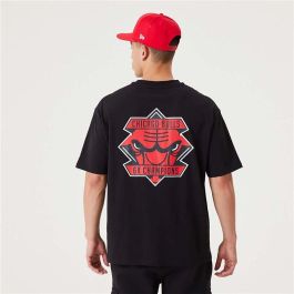 Camiseta de Manga Corta Hombre New Era Championship Chicago Bulls Negro