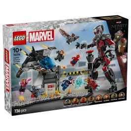 Lego Marvel 76314 La Batalla del Capitán América: Civil War Juguete para niño de 10 años
