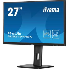 Iiyama ProLite XUB2797HSN-B2 Monitor 27" Full HD IPS, USB-C, LAN, DP-OUT (DOCK), 300CD, Negro