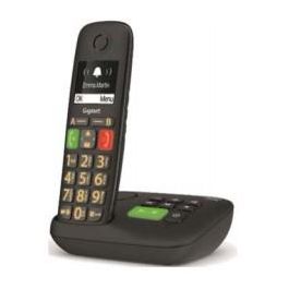Gigaset E290A S30852-H2921-B101 Teléfono DECT/analógico inalámbrico Negro con Contestador Automático, Manos Libres y Botones Grandes Precio: 82.88999972. SKU: B12TSHCB6J