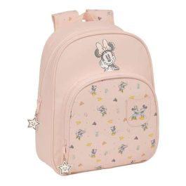 Mochila Escolar Minnie Mouse Baby Rosa 28 x 34 x 10 cm