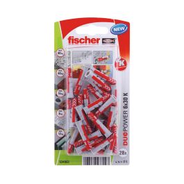 Blister 28 tacos duopower ø6x30mm 534993 fischer Precio: 4.88999962. SKU: S7905781