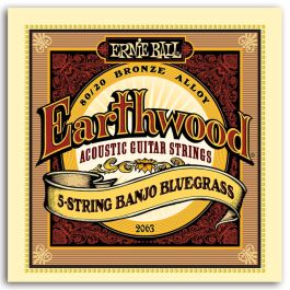 ERNIEBALL Cuerdas para Banjo Earthwood Bluegrass 5 Cuerdas 9-20/9