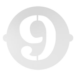 Algon Plantilla Tarta Cumpleaños N-9 Grande 25 cm (36 Unidades)