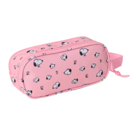 Portatodo Doble Snoopy Rosa 21 x 8 x 6 cm 3D