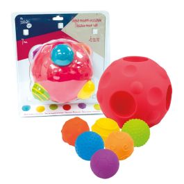 Tachan Pelota Meteorito Grande de Ruber con 5 Minipelotas Encajables Sensoriales; Desarrollo Motricidad Fina Bebés +6 Meses Precio: 12.68999963. SKU: B193XSNZ7Z