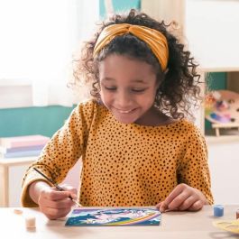 Ravensburger RAV00025904 Kit de pintura por números CreArt Kids Unicornio neón 18 x 24 cm, a partir de 7 años
